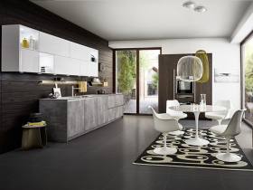 cuisine beton foncÃ© leprince bayeux
